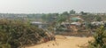 Camp 20E of Rohingya Camp at Cox's Bazar in Bangladesh Royalty Free Stock Photo