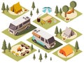 Camp Elements Isometric Set