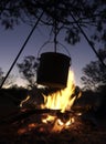 Camp fire Royalty Free Stock Photo