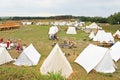 Camp at historic reconstruction of Kievan Rus', near Kyiv, Ukraine