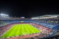 Camp Nou stadium before Champions League Royalty Free Stock Photo