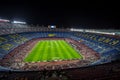 Camp Nou stadium before Champions League Royalty Free Stock Photo