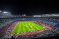 Camp Nou stadium before Champions League Royalty Free Stock Photo