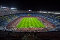 Camp Nou stadium before Champions League Royalty Free Stock Photo