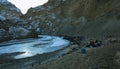 Camp site during Chadar trek