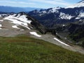 A camp site at Ptarmigan Ridge on Mount Baker Royalty Free Stock Photo