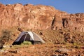 Camp site in the Utah Desert