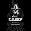 Camp summer black