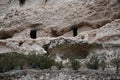 Camp Verde, Arizona, USA: Detail of the Montezuma Castle National Monument Royalty Free Stock Photo