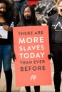 The A21 movement, campaign against human trafficking and slavery. Royalty Free Stock Photo