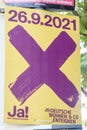 Campaign poster for the 2021 referendum in Berlin