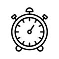 Campaign timing  Line Style vector icon which can easily modify or edit Royalty Free Stock Photo