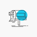 campaigns, email, marketing, newsletter, mail Line Icon