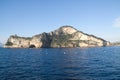 Campania-cape miseno seen from the sea Royalty Free Stock Photo