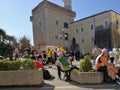 Benevento - Sports Event of Orientation Race in Piazza Castello