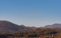 Campania, Italy. Roccamonfina Regional Park. Spectacular winter panorama.