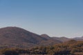 Campania, Italy. Roccamonfina Regional Park. Spectacular winter panorama.