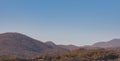 Campania, Italy. Roccamonfina Regional Park. Spectacular winter panorama.