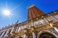 Campanile Bell Tower Saint Mark's Square Piazza Venice Italy Royalty Free Stock Photo