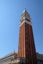 Campanile, Bell Tower of St. Mark`s Basilica, Venice, Italy