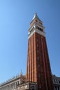 Campanile, Bell Tower of St. Mark`s Basilica, Venice