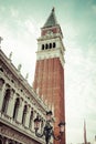 The Campanile di San Marco in Venice, Italy. Royalty Free Stock Photo