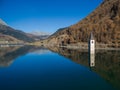 Campanile of lake resia