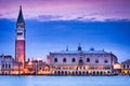 Campanile and Palazzo Ducale, Venice Royalty Free Stock Photo