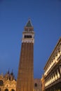 Campanile in Piazza San Marco in Venice.