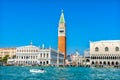 Campanile Saint Mark& x27;s Square Doge Palace Grand Canal Venice Ita Royalty Free Stock Photo