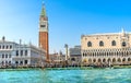 Campanile Saint Mark& x27;s Square Doge Palace Grand Canal Venice Ita Royalty Free Stock Photo