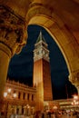 Campanile,San Marco square,venice Royalty Free Stock Photo