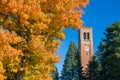 Campanile at the University of Northern Iowa Royalty Free Stock Photo