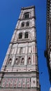 Campanille de la Cattedrale di Santa Maria del Fiore - bell tower of the cathedral in Florence Royalty Free Stock Photo