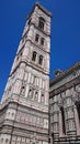 Campanille de la Cattedrale di Santa Maria del Fiore - bell tower of the cathedral in Florence Royalty Free Stock Photo