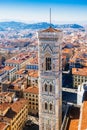 Campanille of Giotto of the Florence, Italy Royalty Free Stock Photo