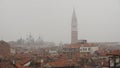 campanille in venice in autumn Royalty Free Stock Photo