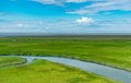 Campbell Creek Estuary in Anchorage, Alaska Royalty Free Stock Photo