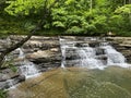 Campbell Falls, Camp Creek State Forest and State Park, Camp Creek, WV Royalty Free Stock Photo