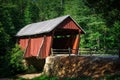 Campbell`s Covered Bridge in South Carolina Royalty Free Stock Photo