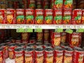 The Campbells Chunky soup aisle Royalty Free Stock Photo