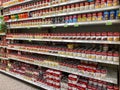 The Campbells soup aisle at a Publix grocery store