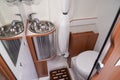 Camper Bathroom modern vanlife sink van RV washroom toilet sink shower cabinet