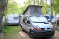 Camper camping tent park outdoors van