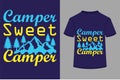 About Camper Sweet Camper T-shirt Design