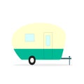 Camper trailer icon