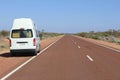 Hitop campervan Stuart Highway, Australian Outback