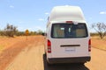 Hitop campervan driving offroad Outback Australia