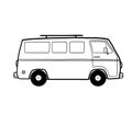 Camper Van Lifestyle Royalty Free Stock Photo