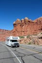 Camper van in Utah